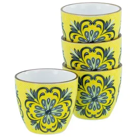 CreaTable Espresso Set 4-teilig 0,1 l Gelb
