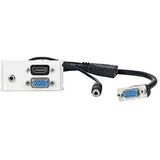 Vivolink Steckdose HDMI + VGA + 3,5 mm Weiß 1 St.