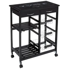 Atmosphera Créateur d'intérieur Küchenwagen in schwarz | Gr.: onesize