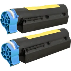 2 Recycling Toner ersetzt Oki 44574702  Doppelpack  schwarz