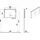 Vitra Aurinia/Sento 102 x 69,5 cm Chrom