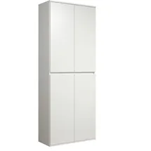 trendteam Nevada Mehrzweckschrank 74 x 191 x 34 cm Weiß