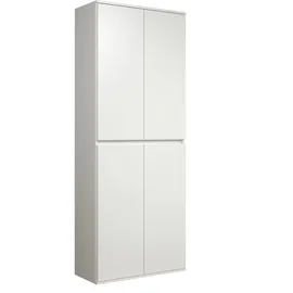 trendteam Nevada Mehrzweckschrank 74 x 191 x 34 cm Weiß