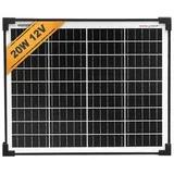 enjoy solar Solarmodul Monokristallines Solarpanel 182mm 10BB, 12V/20W–210W, schwarzer Rahmen, 182mm Monokristalline PERC-Zellen schwarz