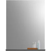 xonox.home X06B2719, Holzwerkstoff, Front: Spiegelglas, Korpus: Rauchsilber Nachbildung, 60 x 79 x 18 cm