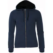 New Wave Classic Hoodie Full Zip Damen - blau S