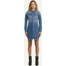 G-Star Pitched Hem Shirt Dress l\s wmn - S