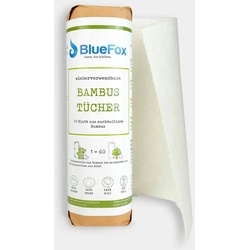 Wisefood Bambus-Küchenrolle - Bambustuch - 28x28cm (Blatt)