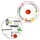 Mambocat Pizzateller Tomate Ø 31 cm grün/rot 2er Set