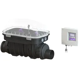 Kessel Rückstauautomat Staufix FKA DN 100 Schwarz/Transparent