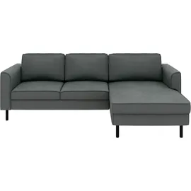 Home Affaire Eckcouch Cord 2-Sitzer Grau