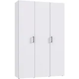 WIMEX Kleiderschrank »Mugano,in 8 Breiten,3 Höhen,2 Tiefen, viele Farben, Made in Germany« in Basic oder Premium Ausstattung, mit langen oder kurzen Griffen aus Metall, mit oder ohne Spiegel, schwarz