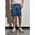STREET ONE MEN, Herren, Gr. 30, blau (ocean blau), Web, 98% Baumwolle, 2% Elasthan, unifarben, regular fit kurz, Hosen Shorts, aus Baumwolle mit Stretchanteil