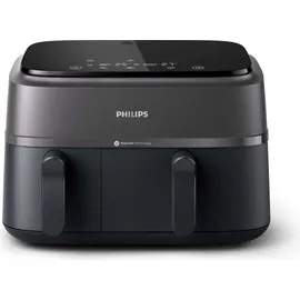 Philips Dual Basket Airfryer NA350/03 inkl. Frühstücks-Kit