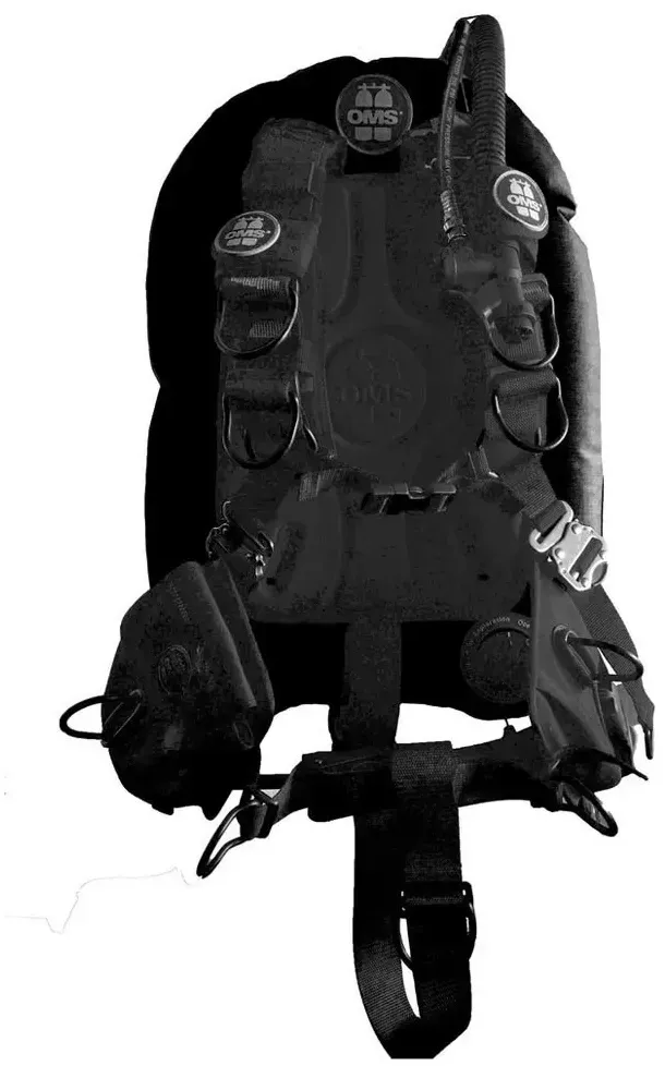 Oms Ss Comfort Harness Iii Signature With Performance Mono 27 Lbs Flügel - Black - One Size