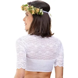 NINA VON C. Dirndlbluse Doris Weiß 44