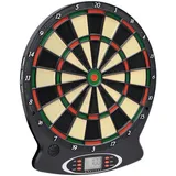 vidaXL Elektrische Dartscheibe mit Darts Schwarz Polypropylen