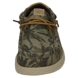 HEYDUDE Wally Palm Jute Herren Burnt Olive/Ginger Brown 43