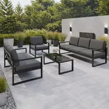 beautysofa Stella Set 6-tlg. Dunkelgrau