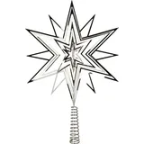 RIFFELMACHER + WEINBERGER Riffelmacher Baumspitze Metall silber, 33 cm