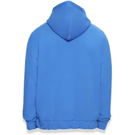 dropsize Bazix Republiq Super Heavy Blank Zip Hoodie - Blau