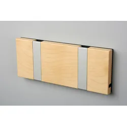 LoCa Knax 2 Wandgarderobe Ahorn, Haken grau