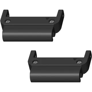 2 Stück Edelstahl Anschluss Kompatibel mit Garmin Descent Mk3i 43mm Uhrenarmband Anschluss, 20mm Quick-Fit Metall Uhren Adapter Langlebig Stecker für Garmin Descent Mk3i 43mm Connectoren (Schwarz)