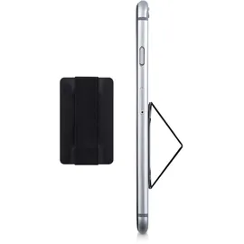 kwmobile Slim Smartphone Fingerhalter schwarz