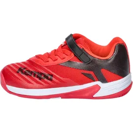 Kempa Unisex Kinder Wing 2.0 Junior Handballschuhe, Sportschuhe, Turnschuhe, Schwarz Rot,