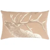 PAD Stoff Kissenhülle Urban Hirsch Beige (35x60cm)