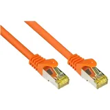 Alcasa GC 8070R-300O, - Patchkabel - Cat.7 Rohkabel, orange, 30 m