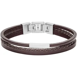 Fossil JF03323040 Armband braun/silber 563390C00 Größe Unisex