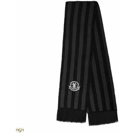 Cinereplicas Wednesday – Nevermore Academy schwarzer Schal – 180cm – offizielle Lizenz - 180 cm