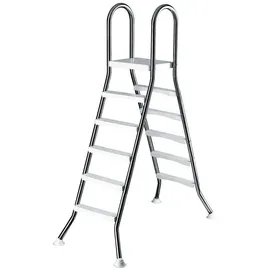 CLEAR POOL Poolleiter Silberfarben 150 cm