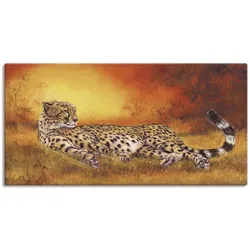 Artland Wandbild »Gepard«, Geparden Bilder, (1 St.), als Alubild, Outdoorbild, Leinwandbild, Poster, Wandaufkleber Artland Farbe Bild(er): orange