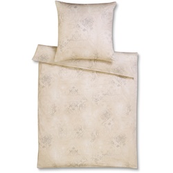 ESTELLA Bettwäsche Svizzera 135 x 200 cm Satin Beige Sand