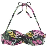 VIVANCE Bügel-Bandeau-Bikini-Top Damen Schwarz 40 Cup C