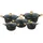Cheffinger Kochtopf-Set 10-tlg. Kochtopf + Glasdeckel