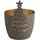 Giftcompany [SA2026/08] Madras, Windlicht, M, Motiv: Tannenbaum, Flannel/Gold, H12,5cm, D10cm