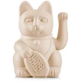 Donkey Products Dekofigur Lucky Cat Classic Winkekatze ocker 15cm beige|bunt