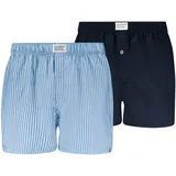 Levi's Woven Boxer Marine/Blau S 2er Pack