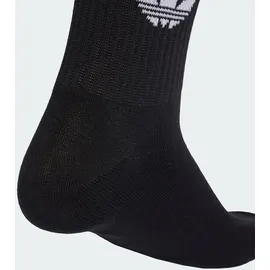 adidas 3-Streifen Crew Socken 10er Pack Schwarz/Weiß 40-42