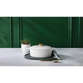 Le Creuset Signature Bräter 31 cm oval weiß