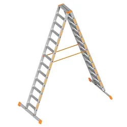 Layher Topic 1043 Stufenstehleiter 2x13 Stufen