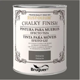 Bruguer Chalky Finish Möbel Anthrazit 0,75 l