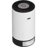 [NIE BENUTZT]Tragbare Luftpumpe, Super-Mini-Luftpumpe mit 800-mAh-Akku, per USB wiederaufladbar, 4 verschiedene Luftdüsen, für Luftbetten,