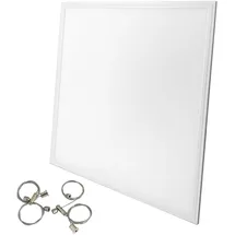 LECOM LED Slim Panel Rasterdeckenleuchte Rasterleuchte Deckenleuchte LED Panel40w inkl.Seilsystem | 620 x 620mm | 3200 Lumen | 3000K Warmweiß