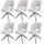 MCW Esszimmerstuhl MCW-N72 Stoff creme 6er Set