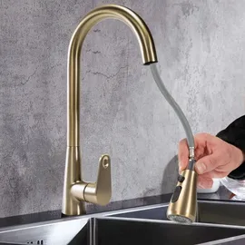 REA Küchenarmatur ausziehbar Gold