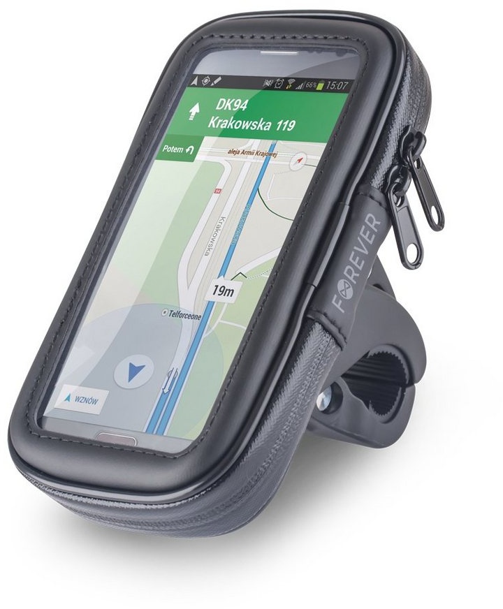 COFI 1453 Wasserdicht Lenkertasche Fahrradhalterung für Smartphones (5,7 Zoll) Smartphone-Halterung schwarz